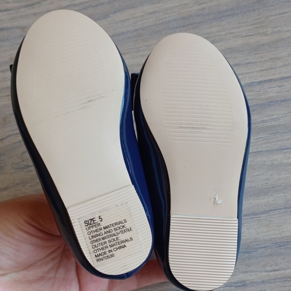 New  Never Used Janie and Jack Navy Baby Walker Shoes - Picture 6 of 10